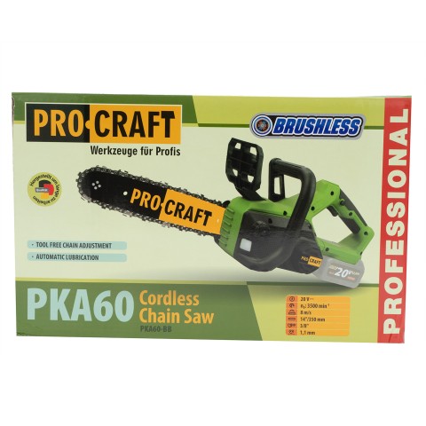 Аккумуляторная пила Procraft PKA60 (без АКБ и ЗУ)