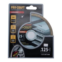 Алмазный диск Procraft DR125 125мм 22,23мм 2.0 мм