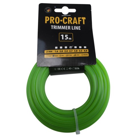 Леска квадрат Procraft 2.7мм 15м