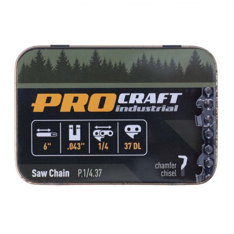 Цепь для цепной пилы Procraft industrial P.1/4.37 Universal 1/4" шаг 37 н.