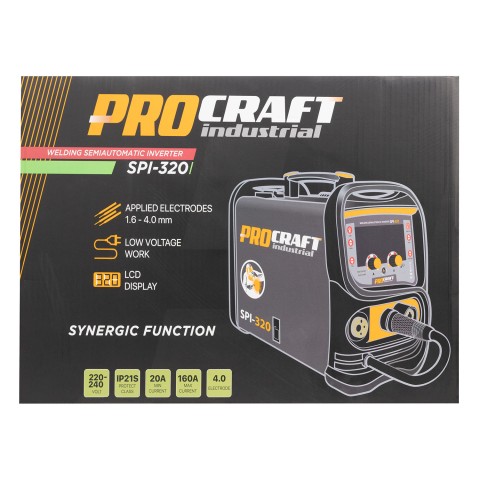 Инверторный сварочный полуавтомат Procraft industrial SPI320 2026
