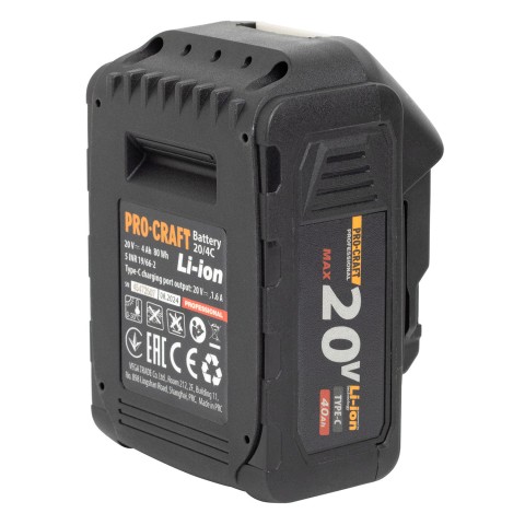 Аккумуляторная батарея Procraft Battery20/4С 4 Ач Type-C