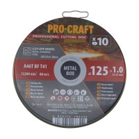 Диск отрезной Procraft CD125x1.0b 125 мм 1,0 мм 22,2 мм 10 шт/уп