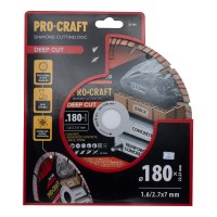 Алмазный диск Procraft DC180 180мм 22,23мм 2.7 мм