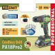 Шуруповерт Procraft PA18Pro2 (с 1 АКБ 2Ач) набор бит